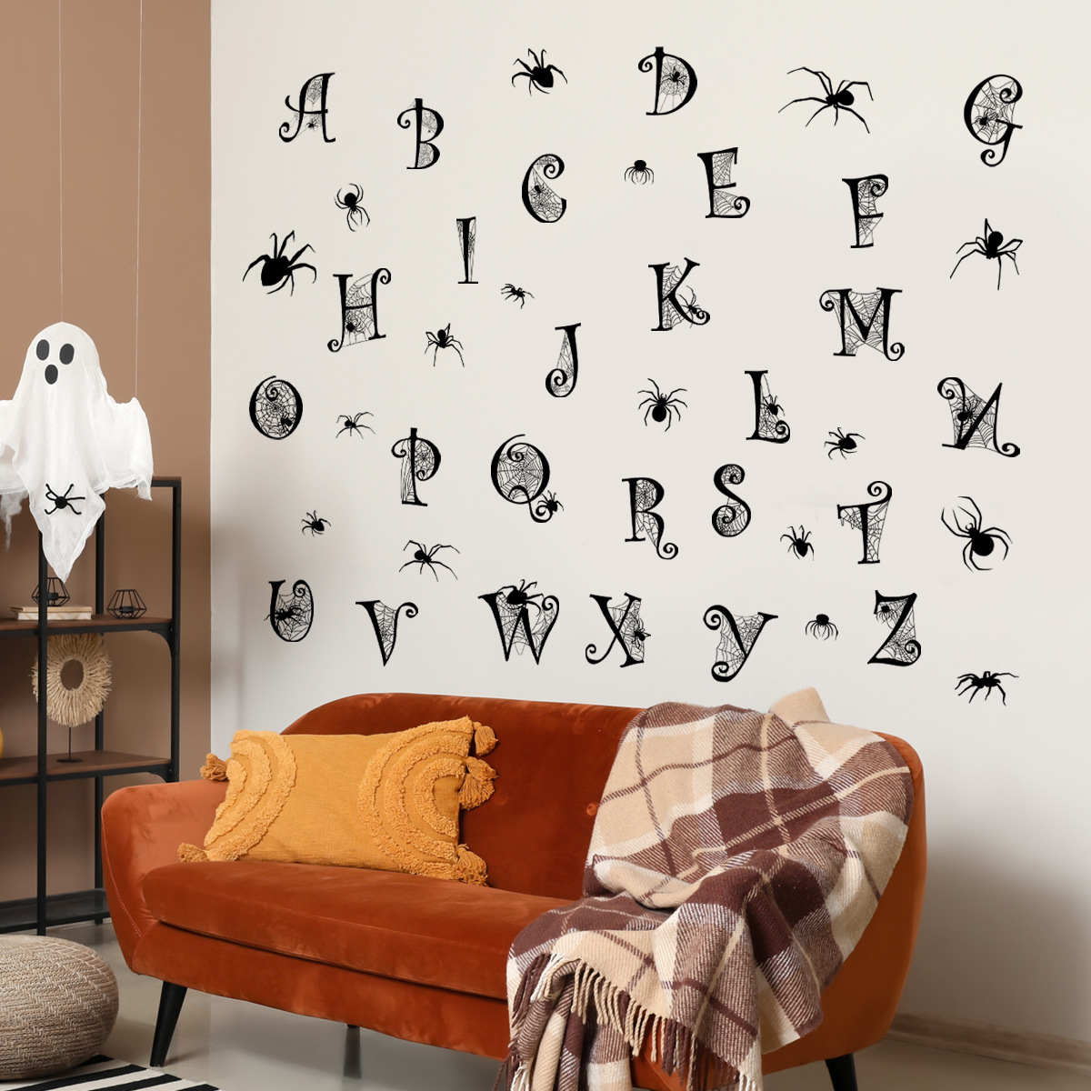 Cartoon Halloween Spider Web C - Baby Nursery Web Spider ulasan dan harga