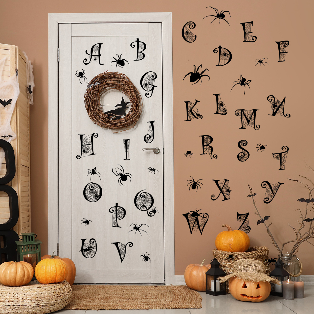 Cartoon Halloween Spider Web C - Baby Nursery Web Spider ulasan dan harga