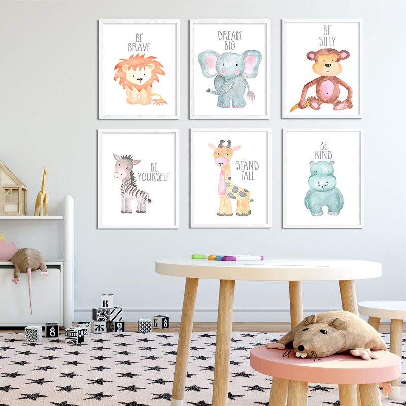 Baby Animal Lion Elephant Gira - Baby Nursery Giraffe ulasan dan harga