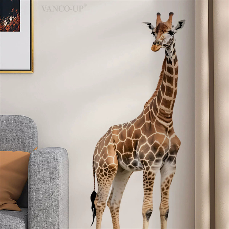 Large Safari Animals Giraffe S - Baby Nursery Labels ulasan dan harga