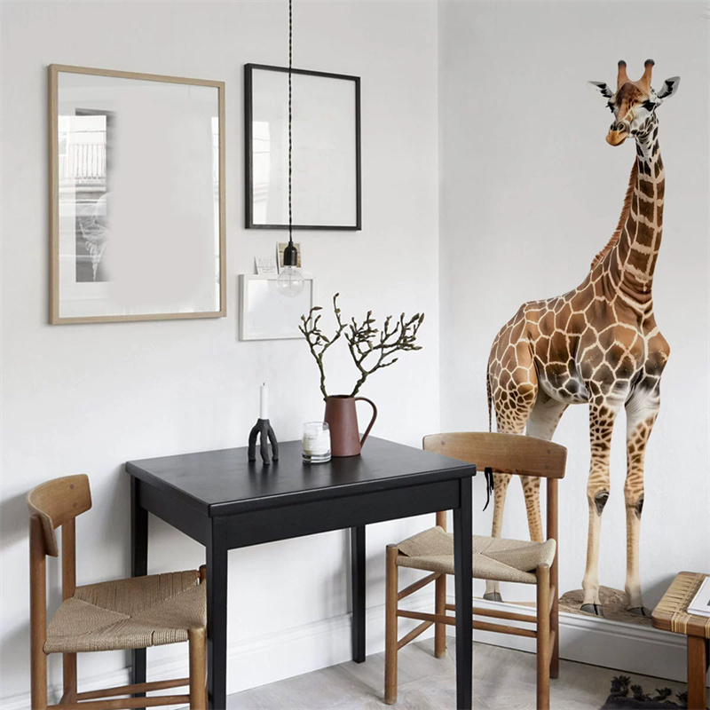 Large Safari Animals Giraffe S - Baby Nursery Labels ulasan dan harga