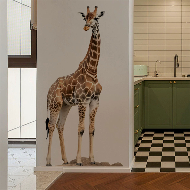 Large Safari Animals Giraffe S - Baby Nursery Labels ulasan dan harga