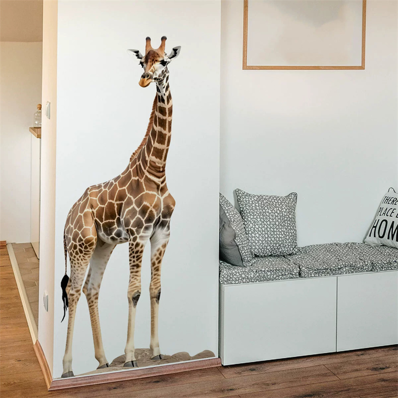Large Safari Animals Giraffe S - Baby Nursery Labels ulasan dan harga